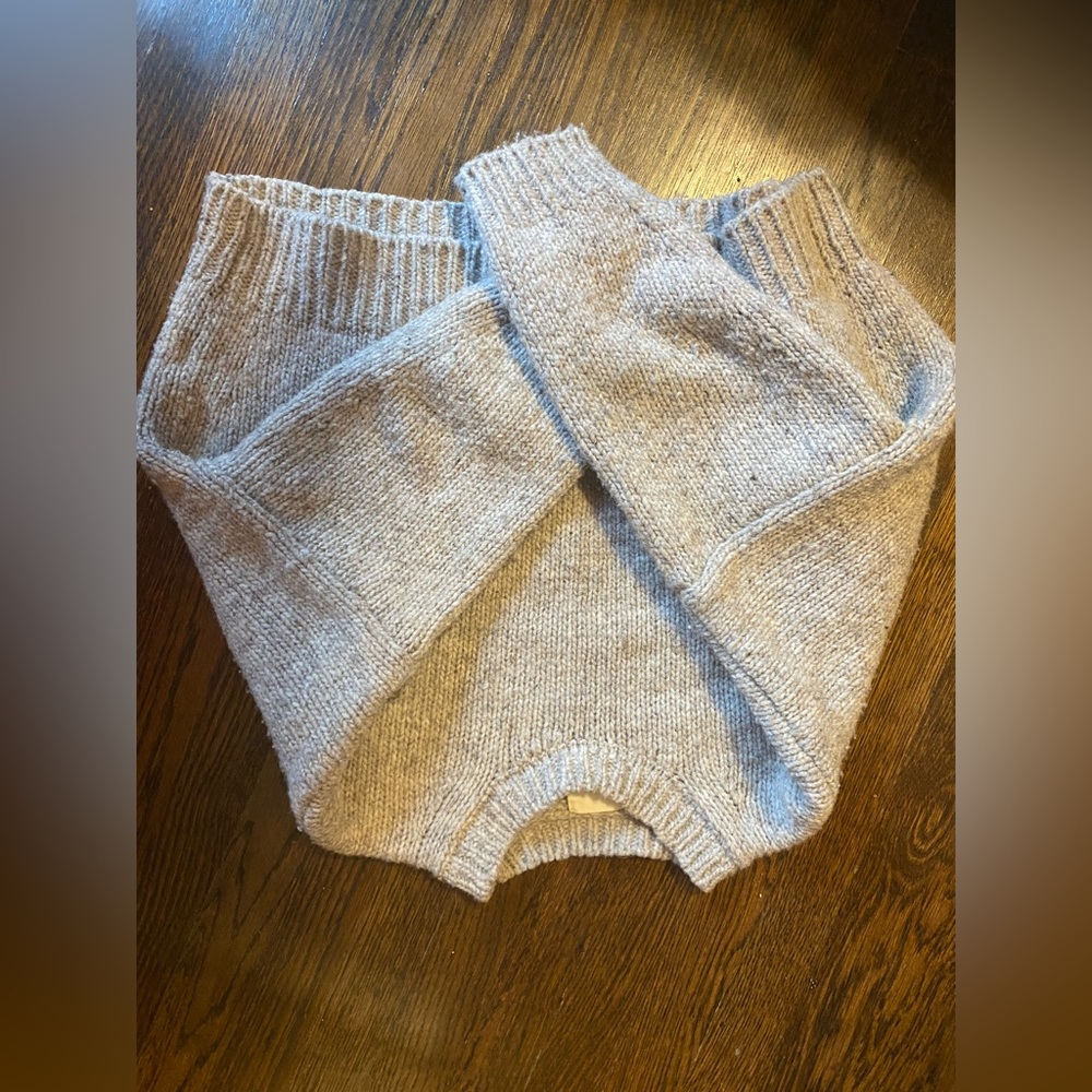 Babaa Women's Crew Neck Sweater in Beige - Picture 6 of 9